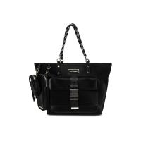 ราคา Steve Madden รุ่น BSECURE กระเป๋าทรงโท้ทผู้หญิง สีดำ (21381232419)