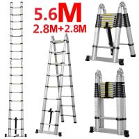 ราคา บันไดอลูมิเนียม สูง 5 6เมตร อเนกประสงค์พับได้ ผลิตจากอลูมิเนียมคุณภาพดี พับเก็บได้ง่าย สะดวกในการขนย้ายและจัดเก็บ (10126591870)