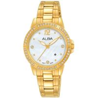 ราคา นาฬิกาข้อมือผู้หญิง ALBA รุ่น AH7R26X สีโรสโกลด์ AH7R28X สีทอง ขนาดตัวเรือน 30 มม ตัวเรือน สาย สแตนเลสสตีล ขอบประดับด้วยคริสตัล (19731627492)