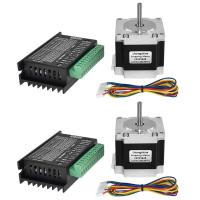 ราคา 2X Nema 23 23HS5628 Stepper Motor 57 Motor 2 8A with TB6600 Stepper Motor Driver NEMA17 23 8 0MM (14814732703)