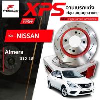 ราคา TRW 1แผ่น จานดิสเบรกหน้า จานแต่ง XPS Nissan Almera ปี12 17 260mm DF7330XSS (19127691782)