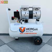 ราคา Vergin 30 ลิตร ปั๊มลม แบรนด์ดัง เสียงเงียบ ปั๊มลมออยฟรี อัพเกรด 1000 W พร้อมอุปกรณ์ 6 อย่าง กาพ่นสี KANTO กระป๋อง ล่าง (20389602417)
