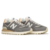 ราคา New Balance รองเท้าผ้าใบ รองเท้าลำลอง รองเท้า NB M 574 Apollo Grey U574LGDB White Cream U574LGDW 4000 (21093682136)