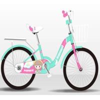 ราคา จักรยานเด็ก ขนาด 20 นิ้ว ลวดลายเจ้าหญิงสีชมพู เฟรมเหล็ก แข็งแรง แถมตะกร้าและขาตั้ง มีเบาะหลัง เหมาะกับเด็ก 6 12 ปี (21726619940)