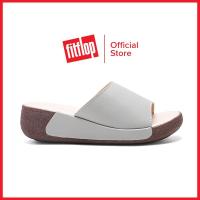ราคา FitFlops สำหรับผู้หญิง รองเท้าแตะรัดส้น ELOISE ที่หุ้มด้วยไม้ก๊อกเมทัลลิก หนัง (20836063078)
