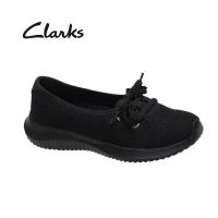 ราคา Clarks รองเท้าลำลองผู้หญิง EZERA WALK รองเท้าส้นแบนระบายอากาศสำหรับผู้หญิงเบาสบาย 26163026 (16780065597)
