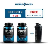 ราคา Makemoves Whey โปรตีนลีนไขมัน กล้ามชัด ISO PRO 2 กระปุก แก้ว (21518570863)
