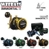 ราคา รอกเบท WEEBASS รอก รุ่น IMMORTAL II งานจิ๊กกิ้งตกหน้าดิน สวยๆ บอดี้กราไฟต์ ทนการกัดกร่อน (21019729195)