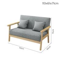 ราคา HOMEC โซฟาห้องนั่งเล่น โซฟารับแขก โซฟาเบด โซฟาญี่ปุ่น sofa พร้อมหมอนอิง 1ที่นั่ง 2ที่นั่ง 3ที่นั่ง สไตน์นอร์ดิก เบาะนุ่มสบาย วางห้องนั่งเล่น ห้องรับแขก (21689768390)