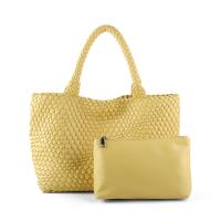 ราคา LIKEBAG กระเป๋าแฟชั่นสตรีกระเป๋าถือกระเป๋าถือกระเป๋าสะพายไหล่หนัง PU ความจุขนาดใหญ่กระเป๋าทอขนาดใหญ่ (21696827634)