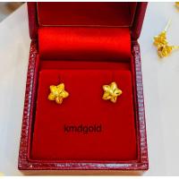 ราคา KMDGOLD ต่างหูทอง1กรัม ทองแท้พร้อมใบรับประกัน (21442079638)