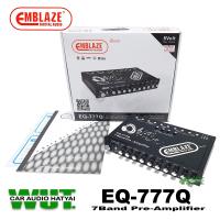 ราคา EMBLAZE เอ็มเบส เครื่องเสียงรถยนต์ Preamp ปรีแอมป์ 7 แบน 7Band ปุ่มกดเก็บได้ ซับรวม Emblaze รุ่น EQ 777Q (20742876274)