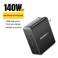 ราคา Essager ที่ชาร์จ140W 2C1A GaN USB C เครื่องชาร์จตั้งโต๊ะซุปเปอร์ชาร์จเร็ว QC PD เข้ากันได้กับ iPad MacBook Samsung iPhone Xiaomi Type C สถานีชาร์จแบบรวดเร็ว (21552113079)