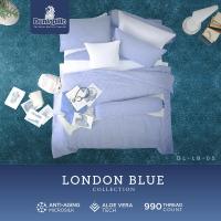 ราคา Dunlopillo ปลอกผ้านวม รุ่น London Blue สัมผัสนุ่มลื่น ความละเอียด 990 เส้น ส่งฟรี (20757175451)