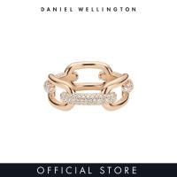 ราคา Daniel Wellington Crystal Link Ring Rose Gold Silver Gold Fashion Ring for women and men Stainless Steel Crystal DW Official Jewelry Authentic (21469081248)
