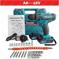 ราคา Makita สว่านไฟฟ้ากระแทก แบต2ก้อน สว่านแบตเตอรี่ สว่านไร้สาย 68V 3ระบบ สว่าน3ระบบ สว่านแบตไร้สาย สว่านชาร์จแบต สว่านแบต สว่านไฟฟ้า สว่านครบช (21648969971)