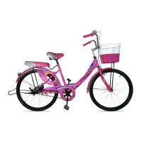 ราคา จักรยานแม่บ้าน จักรยานผู้ใหญ่ รถจักรยาน Umeko รุ่นริซ่า วงล้อ 24 นิ้ว ตะกร้าทูโทน (6422250401)