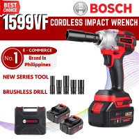 ราคา BOS 1599VF 3in1 ประแจผลกระทบ Brushless Impact Wrench 330N m 3200rpm ประแจผลกระทบไฟฟ้าไร้สาย 5 ขนาด สว่านไขควง ไขควงกระแทกไร้สาย ถอดล้อ (21563440597)