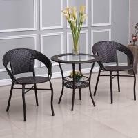 ราคา Home Furniture ชุดโต๊ะหวาย ชุดโต๊ะกาแฟ โต๊ะ1 เก้าอี้2 ชุดโต๊ะน้ำชา โต๊ะรับแขก โต๊ะกินข้าว โต๊ะรับแขกชุดหวาย (19370279591)