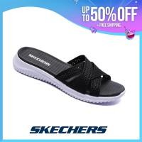 ราคา Skechers รองเท้าส้นเตี้ยสำหรับผู้หญิง รองเท้าบู๊ทสำหรับผู้หญิง รุ่น SK022805 (20825572322)