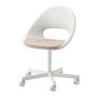 ราคา ของแท้ IKEA เก้าอี้สำนักงาน เก้าอี้ล้อหมุนนั่งทำงาน LOBERGET BLYSKÄR สีขาวเรียบง่ายแต่ทนทาน ดีไซน์สวยมินิมอลและแข็งแรง (12157901436)