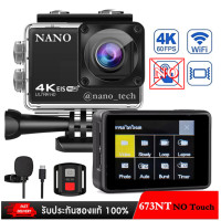 ราคา NEW 2023 Nanotech Actioncamera กล้อง 4K 60FPS EIS 30FPS ACTION CAMERA มีระบบกันสั่น พร้อมรีโมท ต่อไมค์นอกได้ (21396045043)