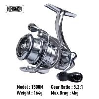 ราคา Kingdom SILVER MOON 10 1BB 5 2 1ลูกปืนโลหะหมุนรอกตกปลาเงิน (21675638394)