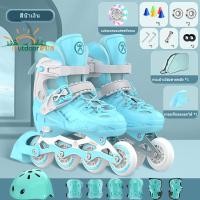 ราคา รองเท้าสเก็ต โรลเลอร์เบลด Roller Blade Skate M L โรลเลอร์สเกต รองเท้าสเก็ตสำหรับเด็ก มอบอุปกรณ์ป้องกันการออกกำลังกาย (18295228481)