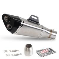 ราคา Yoshimura ท่อไอเสียอเนกประสงค์ท่อไอเสียช่องขนาด38 51มม ขนาด R11 (14353350435)