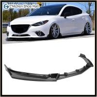 ราคา 3Pcs คาร์บอนไฟเบอร์ด้านหน้ากันชนลิปสปอยเลอร์ Fit สำหรับ Mazda 3 Axela 2014 2019 (5936726719)