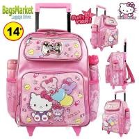 ราคา ลิขสิทธิ์แท้ 100 Kids Luggage 14 16 กระเป๋าเป้มีล้อลากสำหรับเด็ก กระเป๋านักเรียน เป้ล้อลาก Princess Sofia ลิขสิทธิ์แท้ 100 (19171191777)