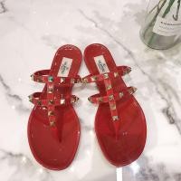 ราคา Valentinoรองเท้าแตะพิมพ์ลาย3มิติสีแดงแฟชั่นสําหรับผู้หญิง th (19631488249)