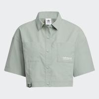 ราคา adidas ไลฟ์สไตล์ เสื้อเชิ้ตแขนสั้น Outdoor ผู้หญิง สีเขียว IK8608 (21692410566)