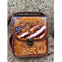 ราคา กระเป๋าสะพายข้าง ไซส์เล็ก7x9นิ้ว หนังแท้ งานทำมือ ลายดุน คาวบอย ม้า งานตอกมือ แกะลาย ทำจากหนังแท้ หนังฟอกฝาด สีน้ำตาล สีดำ กระเป๋าสะพายหนังแท้ หนังวัว (16896046135)