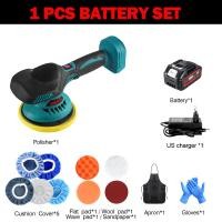 ราคา ส่งของจากไทย เครื่องขัดสีรถ 6 นิ้ว เครื่องขัดเงารถ เครื่องขัดรถยนต์ไฟฟ้า 6000RPM 6เกียร์ปรับได้ไร้สายเครื่องขัดรถสำหรับแบตเตอรี่ Makita 18V (21534050592)