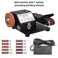 ราคา เครื่องขัดสายพาน 2IN1 แท่นขัดกระดาษทรายสายพาน 250W เครื่องขัดกระดาษทรายสายพาน ปรับมุมได้ 0 90 ปรับความเร็วได้ 7 สปีด Polishers (21453030550)