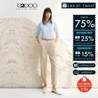 ราคา G2000 กางเกงขายาวสำหรับผู้หญิง ทรง Tapered Fit รุ่น 4126117562 BEIGE (21602478970)