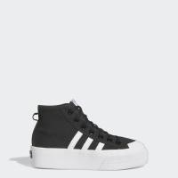 ราคา adidas ไลฟ์สไตล์ NIZZA PLATFORM MID J เด็ก สีดำ IG7833 (21547775020)