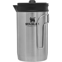 ราคา Stanley Cook Brew Set 32oz Coffee Press Pot ชุดเครื่องครัวทำอาหารและต้มกาแฟ Stanley All In One Boil Brew French Press Silver 32oz USA Import Multifunction Cooking Pot for Camping 100 Authentic (787300