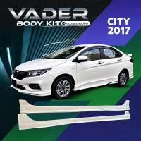 ราคา ชุดแต่งรถยนต์สเกิร์ตรอบคัน หน้า หลัง ข้าง HONDA CITY 2017 2018 ทรง MODULO งานดิบ ABS เข้ารูปติดตั้งง่าย งานดิบ (17778044053)