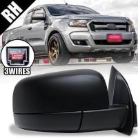ราคา กระจกมองข้าง รถยนต์ 3 สาย พับมือ ปรับไฟฟ้า รุ่น ฟอร์ด เรนเจอร์ FORD RANGER T6 ปี 2016 2018 สีดำด้าน สินค้าพร้อมส่ง (17978513125)