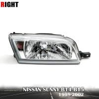 ราคา ไฟหน้า เสื้อไฟหน้า โคมไฟหน้า NISSAN SUNNYซันนี่ B14 B15 จอใส จอแก้ว ปี 1998 1999 2000 (20478737039)