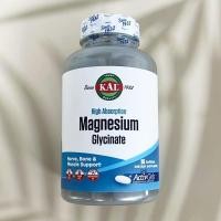 ราคา แมกนีเซียม ไกลซิเนต High Absorption Magnesium Glycinate 90 or 180 SoftGels KAL (21650622451)
