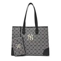 ราคา MLB กระเป๋า Tote Bag ขนาดใหญ่กระเป๋าสะพายข้าง DIA JACQUARD MONOGRAM กระเป๋าทรงโท้ท เป๋าช้อป (21675595323)