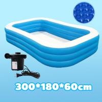 ราคา เล่นได้ทั้งครอบครัว สระน้ำเป่าลม สระน้ำ Swimming Pool 3 m 3 ชั้น สระน้ำขนาดใหญ่ PVC สระว่ายน้ำเป่าลม สระน้ำเด็ก สระเป่าลม อ่างน้ำเป่าลม ของเล่นเด็ก สระน้ำครอบครัว (21543892586)