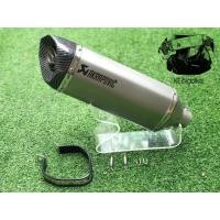 ราคา ชุดท่อแต่ง CBR650R CBR650F CB650R CB650F ปลายท่อแต่ง Akarpovic 18 นิ้ว พร้อมสลิปออนงานดัดเลส 2 5 นิ้ว (11182169175)