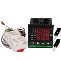 ราคา SINOTIMER Temperature Humidity Controller MH0302 Panel Mounted Digital Temperature and Humidity Controller Sensor (19007526394)