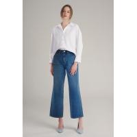 ราคา Mc jeans กางเกงยีนส์ผู้หญิง ทรงกระบอกเล็ก ปลายขากว้าง Straight Wide สียีนส์ฟอก MFIZ207 (21686823154)