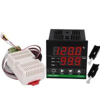 ราคา SINOTIMER Temperature Humidity Controller MH0302 Panel Mounted Digital Temperature and Humidity Controller Sensor (13596998399)