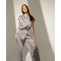 ราคา Nineplus Silky set ชุดเซ็ทเสื้อ กางเกงทรงป้ายผ้าซาติน (18430244619)